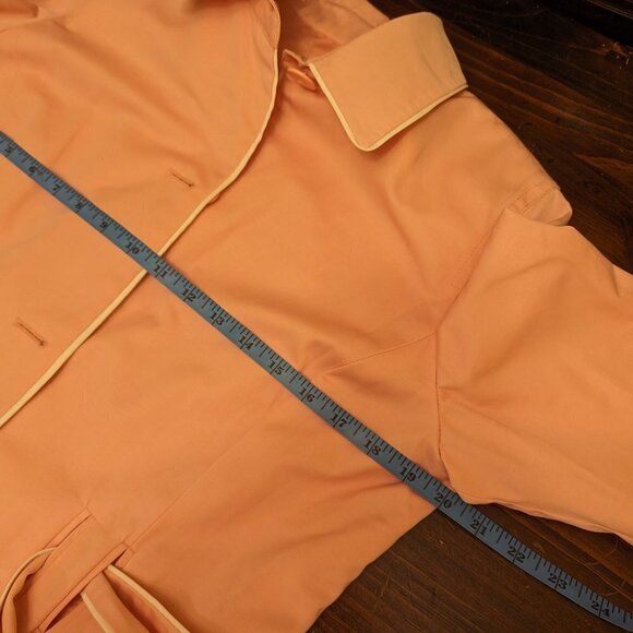 Perfect Pink Jaclyn Smith trench coat, rain jacket, size small, barbiecore - Picture 5 of 9